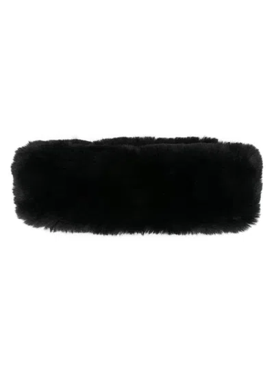 Goldbergh Froid Faux-fur Headband In Black