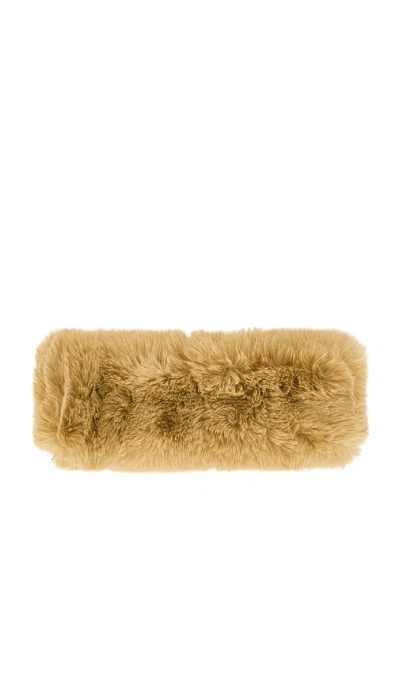 Goldbergh Froid Fluffy Headband In Gold