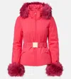 Goldbergh Giselle Down Ski Jacket In Pink