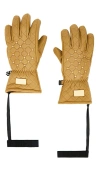 Goldbergh Glisten Gloves In Brown