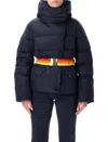 Goldbergh Bufera Belted Ski Jacket In Blue