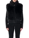 Goldbergh Dahlia Reversible Faux Fur Bodywarmer In Black