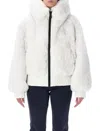 Goldbergh Indira Reversible Faux Fur Ski Jacket In White