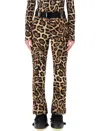 Goldbergh Minou Printed Softshell Ski Pants In Animal Print