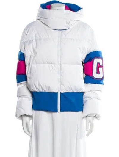 Pre-owned Goldbergh Graphic Print Down Jacket W/ Tags In Multi