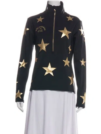 Pre-owned Goldbergh Graphic Print Performance Jacket In Black