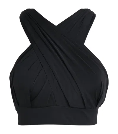 Goldbergh Halterneck Drape Sports Top