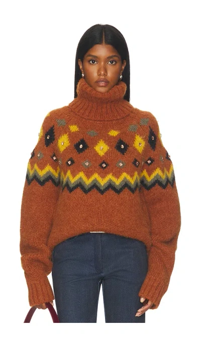 Goldbergh Hanashi Sweater In Brown