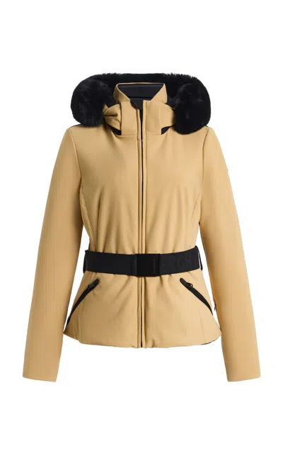 Goldbergh Hida Down Ski Jacket In Brown