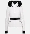 Goldbergh Hida Faux Fur-trimmed Ski Jacket In White