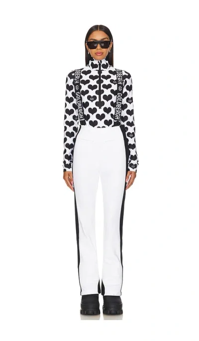 Goldbergh High End Softshell Salopette In White