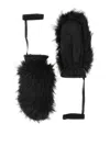 Goldbergh Hill Mittens In Black