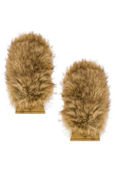 Goldbergh Hill Mittens In Brown