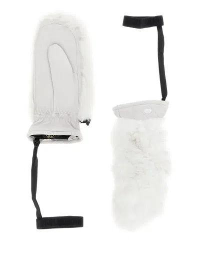 Goldbergh Hill Mittens In White