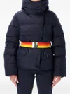 Goldbergh Bufera Belted Ski Jacket In Blue
