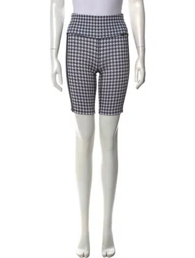 Pre-owned Goldbergh Houndstooth Print Knee-length Shorts In Multicolor