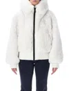 Goldbergh Indira Reversible Faux Fur Ski Jacket In White