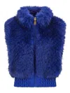 Goldbergh Dahlia Reversible Gilet In Blue