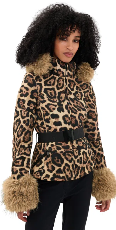 Goldbergh Jagger Ski Jacket Jaguar In Animal Print