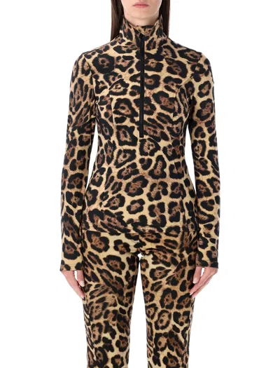 GOLDBERGH GOLDBERGH LEONA JAGUAR PRINT SKI PULLY