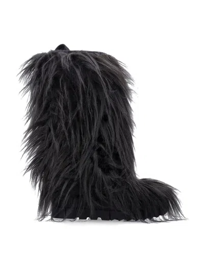 Goldbergh Leonora Faux Fur Boot In Black