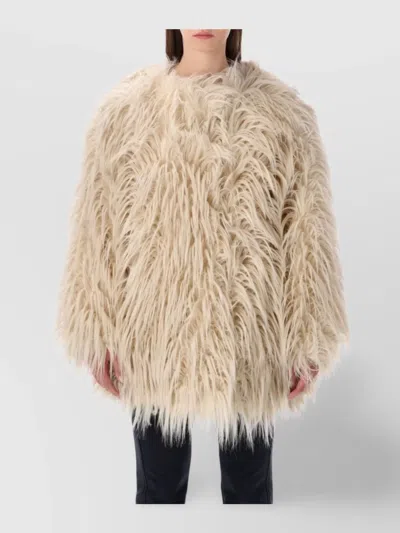 GOLDBERGH LONG FAUX FUR JACKET SIDE POCKETS