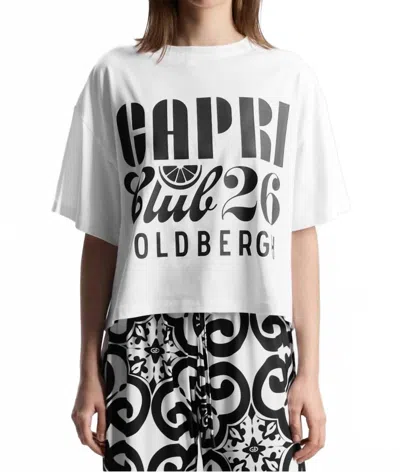 Goldbergh Lumea Short Sleeve Top In White