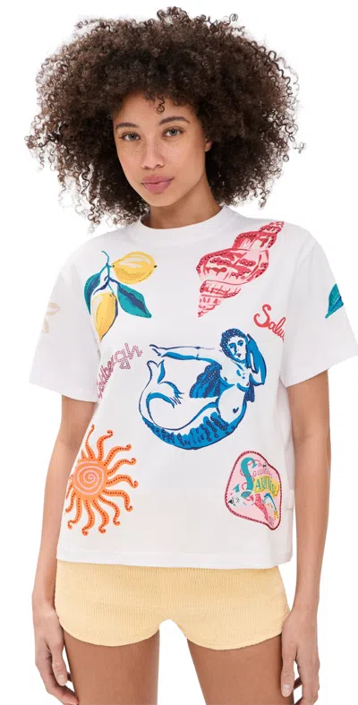 Goldbergh Medira Short Sleeve Tee White