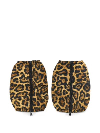 Goldbergh Miao Animal-print Zip-up Snowcatcher Gaiter In Multi