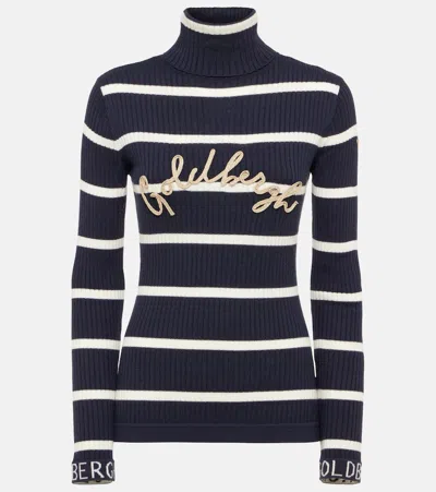 Goldbergh Pullover Mimi In Breton Stripe Bluecream