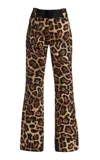 Goldbergh Purr Leopard-print Ski Pants In Brown