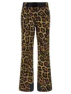 Goldbergh Purr Leopard-print Ski Pants In Brown
