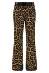 Goldbergh Purr Leopard-print Ski Pants In Brown