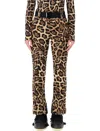 Goldbergh Purr Leopard-print Ski Pants In Brown