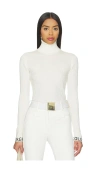 Goldbergh Mira Long Sleeve Knit Sweater In White