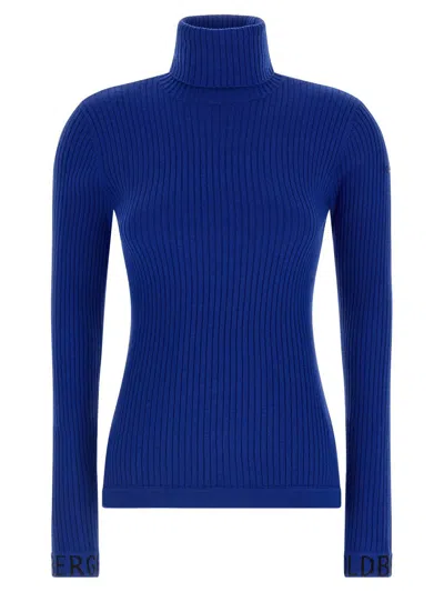 Goldbergh Mira Turtleneck Sweater In Blue