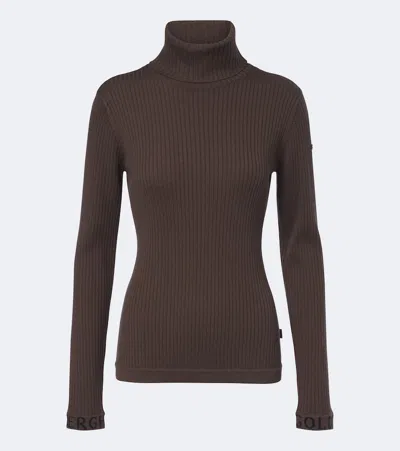 Goldbergh Mira Turtleneck Sweater In Brown