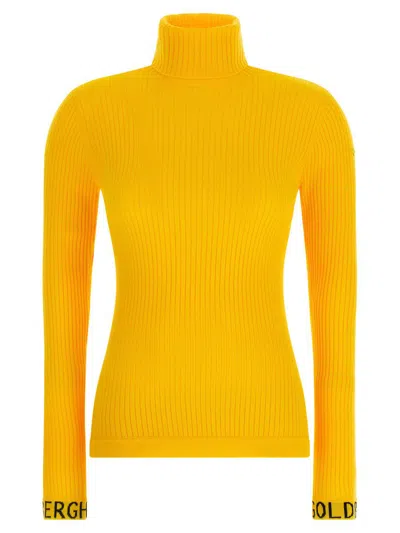 Goldbergh Mira Turtleneck Sweater In Yellow