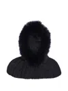 Goldbergh Naomi Faux Fur-trimmed Hood In Black