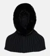 Goldbergh Naomi Faux Fur-trimmed Hood In Black