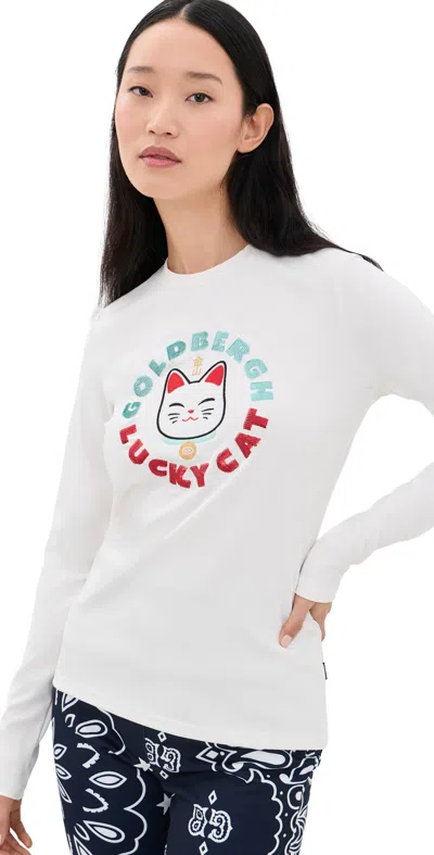 Goldbergh Neko Long Sleeve Top Snow White