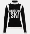 Goldbergh Noemi Intarsia Turtleneck Sweater In Black