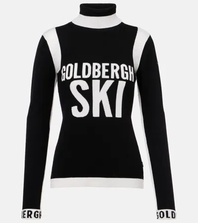 GOLDBERGH NOEMI INTARSIA TURTLENECK SWEATER