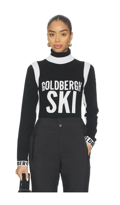Goldbergh Noemi Long Sleeve Knit Sweater In Black