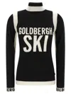 Goldbergh Noemi Intarsia Turtleneck Sweater In Black