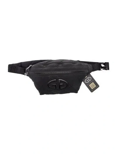 Pre-owned Goldbergh Nylon Belt Bag W/ Tags In Black