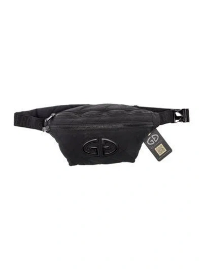 Pre-owned Goldbergh Nylon Belt Bag W/ Tags In Black