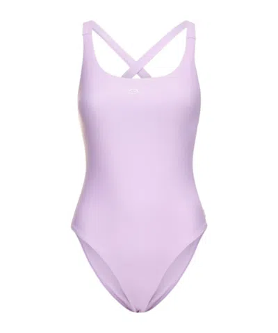 Goldbergh One-piece Swimsuit With Crossed Back In Purple