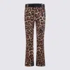 Goldbergh Beige Minou Pants In Animal Print