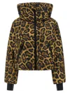 Goldbergh Pantera Animal-print Softshell Ski Jacket In Black